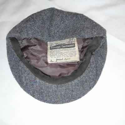 Two vintage hats Tweedmill British made headwear & Donegal handwoven Joseph Pure wool