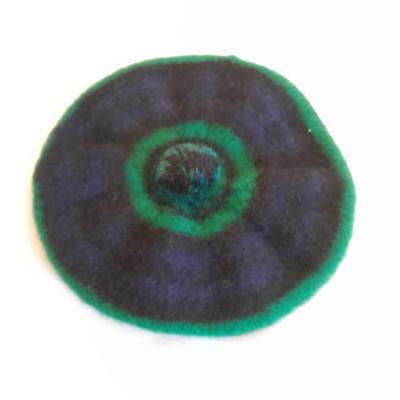Two Wool vintage hats RARE Wool Grandi Magazzini Scottish Lion Black Watch 100% Wool Navy Blue Green Clan Tam Hat Beret