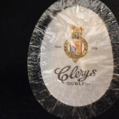 Two vintage hats - England made Clery's Showerproof Dublin cap - Trailways Driver's Cap