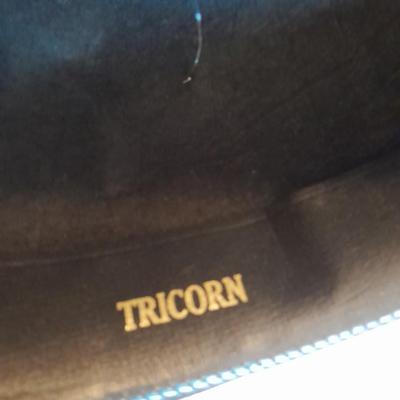Three hats for Halloween? - Pat's Hats Tyrolean Bavarian Alpine Hat Green Felt - Tricorn hat - and Penn college? hat