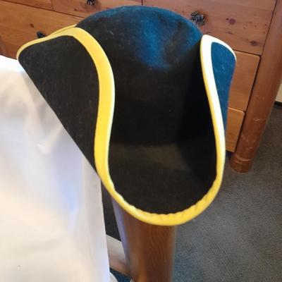 Three hats for Halloween? - Pat's Hats Tyrolean Bavarian Alpine Hat Green Felt - Tricorn hat - and Penn college? hat