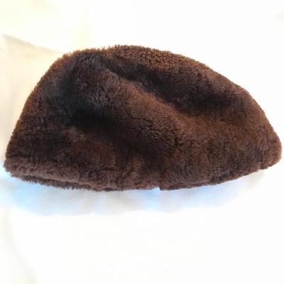 Two trapper hats - North King Dyed Mutton Lamb trapper hat - Kangol Faux fur hat