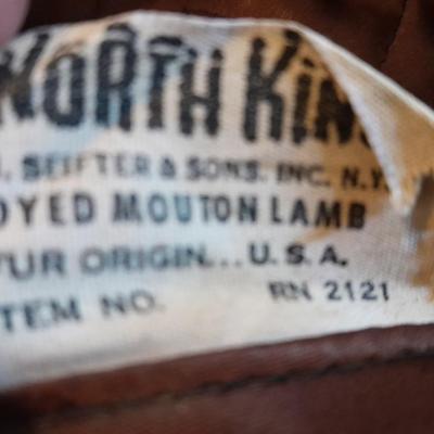 Two trapper hats - North King Dyed Mutton Lamb trapper hat - Kangol Faux fur hat