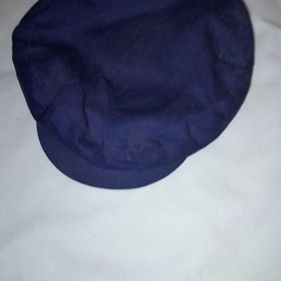 Two vintage hats - Snow Pine 100% cotton and leather lined brown cap