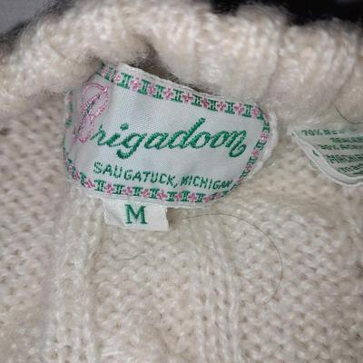 Four vintage Men's sweaters - wool Denver dry good - Brigadoon - Scots Glen Scotland - I levrieri CASHMERE & WOOL