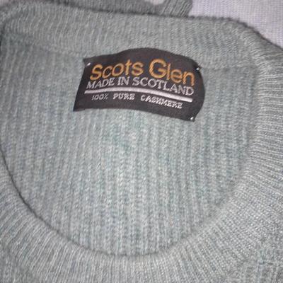Four vintage Men's sweaters - wool Denver dry good - Brigadoon - Scots Glen Scotland - I levrieri CASHMERE & WOOL