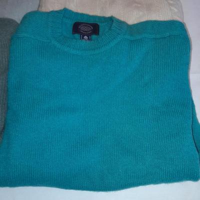 Four vintage Men's sweaters - wool Denver dry good - Brigadoon - Scots Glen Scotland - I levrieri CASHMERE & WOOL