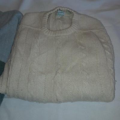 Four vintage Men's sweaters - wool Denver dry good - Brigadoon - Scots Glen Scotland - I levrieri CASHMERE & WOOL