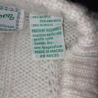 Four vintage Men's sweaters - wool Denver dry good - Brigadoon - Scots Glen Scotland - I levrieri CASHMERE & WOOL