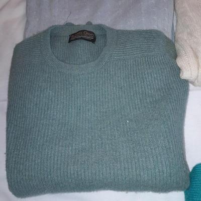 Four vintage Men's sweaters - wool Denver dry good - Brigadoon - Scots Glen Scotland - I levrieri CASHMERE & WOOL