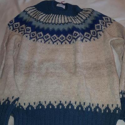 Three vintage Men's sweaters - Generra - Alpaca Imports - White no tag