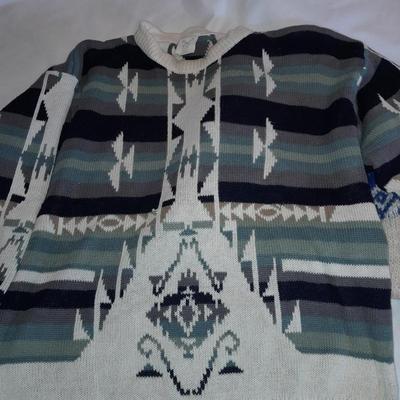Three vintage Men's sweaters - Generra - Alpaca Imports - White no tag