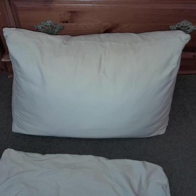 Triangular shaped pillow easy sit with two cases