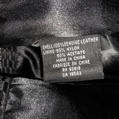 Men's Jhane Barnes leather coat Size 40
