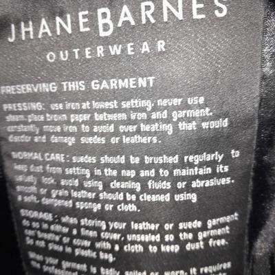 Men's Jhane Barnes leather coat Size 40