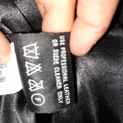 Men's Jhane Barnes leather coat Size 40