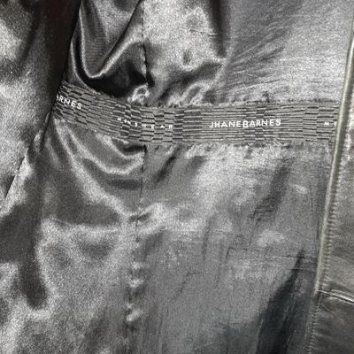 Men's Jhane Barnes leather coat Size 40
