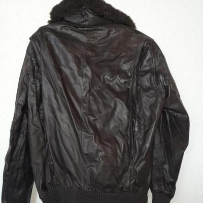 Men's Lined vintage Bomber style Deerskin trading post coat 42L