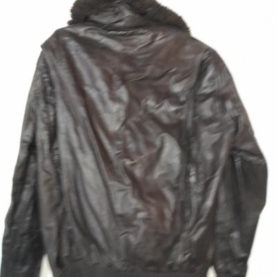 Men's Lined vintage Bomber style Deerskin trading post coat 42L