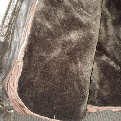 Men's Lined vintage Bomber style Deerskin trading post coat 42L