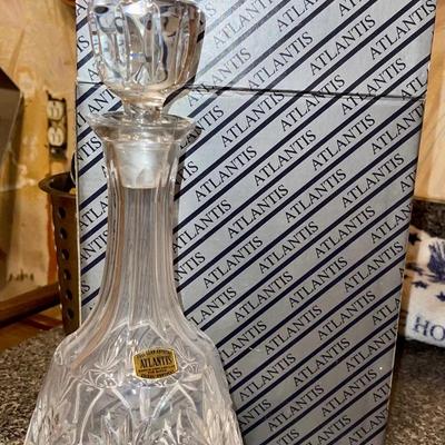 Atlantis crystal decanter