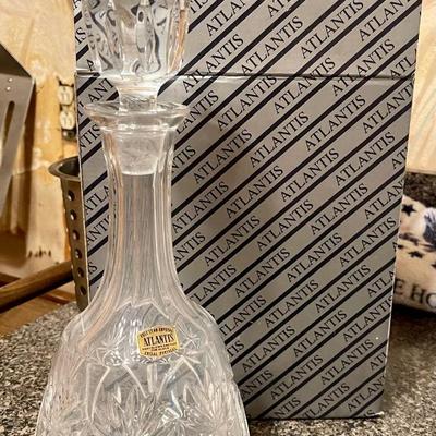 Atlantis crystal decanter