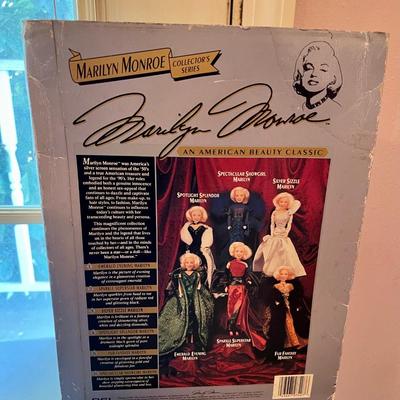 Silver screen vinyl Marilyn Monroe doll