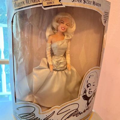 Silver screen vinyl Marilyn Monroe doll
