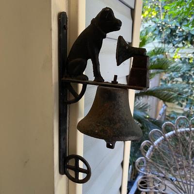 Cast iron RCA dog phono bell
