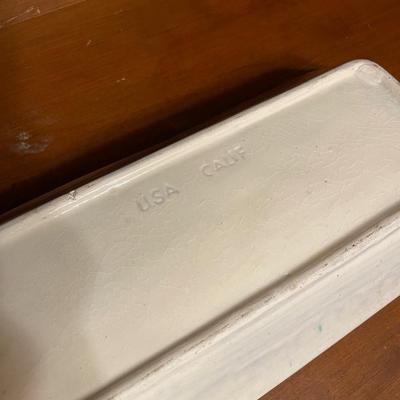 California pottery French bread plate