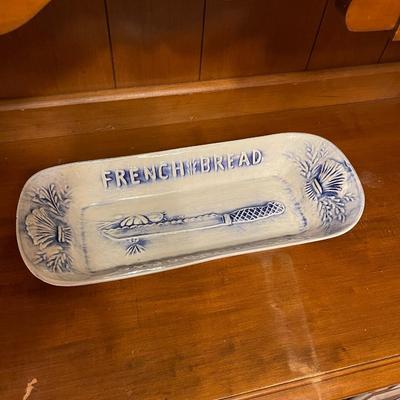 California pottery French bread plate