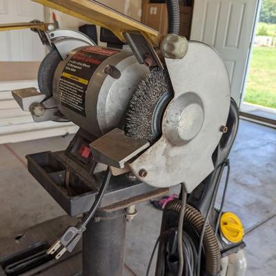Craftsman 6" Bench Grinder on Free Standing Pedestal