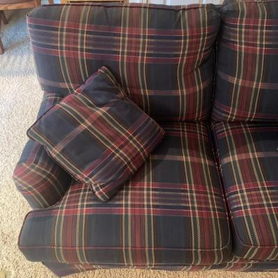 Plaid Loveseat by Temple (D2-KW)