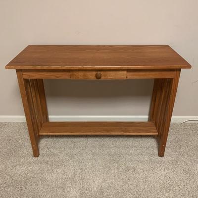 Mission-style Console Table with Small Drawer (O-KW)