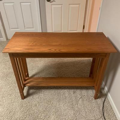 Mission-style Console Table with Small Drawer (O-KW)