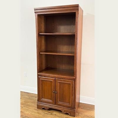 Solid Wood ~ Lighted Bookcase