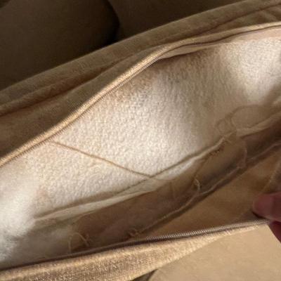 Buff Velour Sofa (BA-RG)