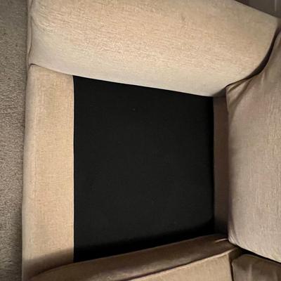 Buff Velour Sofa (BA-RG)