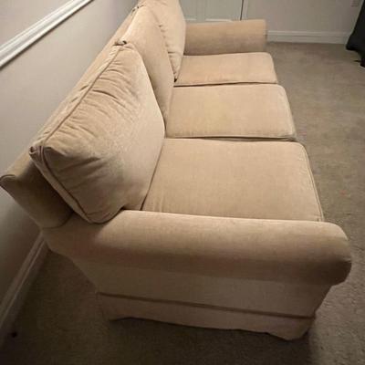 Buff Velour Sofa (BA-RG)