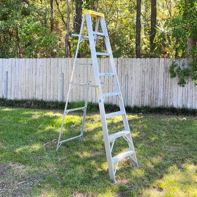 WERNER ~ 8Ft Aluminum Ladder ~ *Read Details