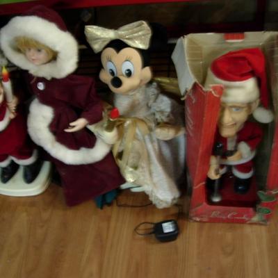Animated Christmas characters lot