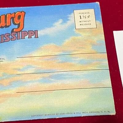 Vintage Mississippi Postcards