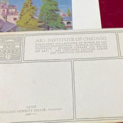 Vintage Art Institution of Chicago Postcards