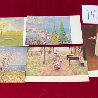 Vintage Art Institution of Chicago Postcards