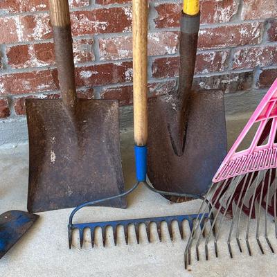 Eight (8) Assorted Lawn Tools