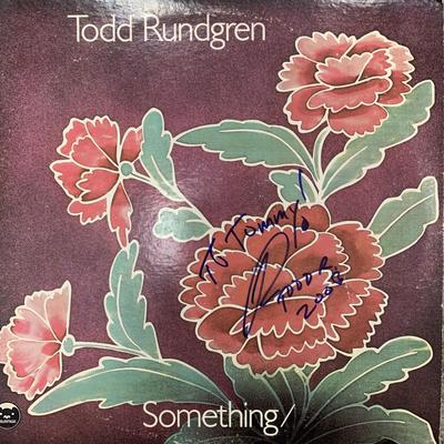 Todd Rundgren Something/ Anything? signed album