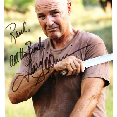 Terry O'Quinn signed Lost photo