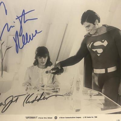 Superman II signed movie photo