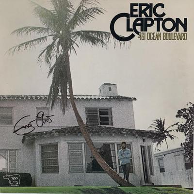 Eric Clapton 461 Ocean Boulevard signed record