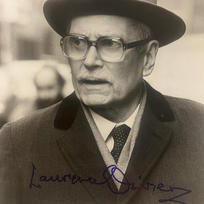 The Jazz Singer Laurence Olivier signed movie photo